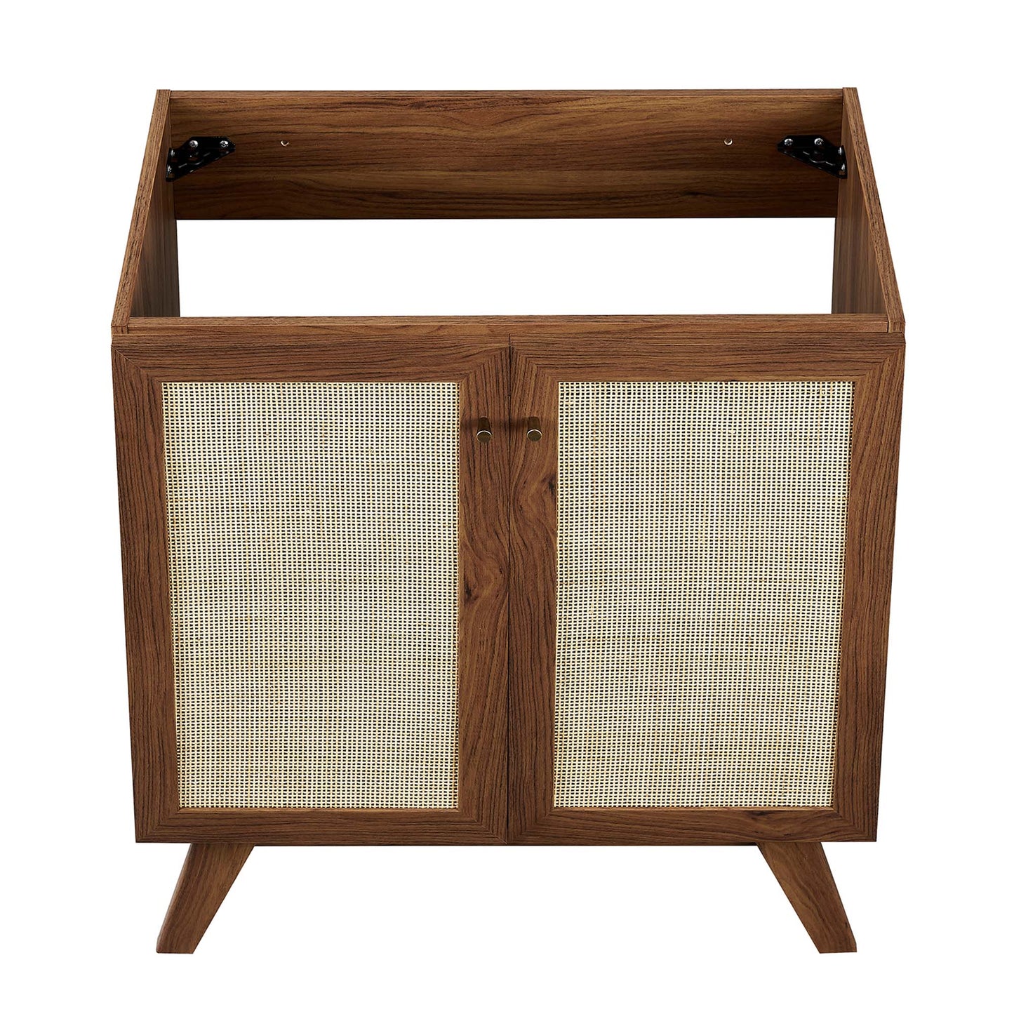 Modway furniture Soma Bathroom Vanity with Black Basin Included - EEI-6712-OAK-BLK