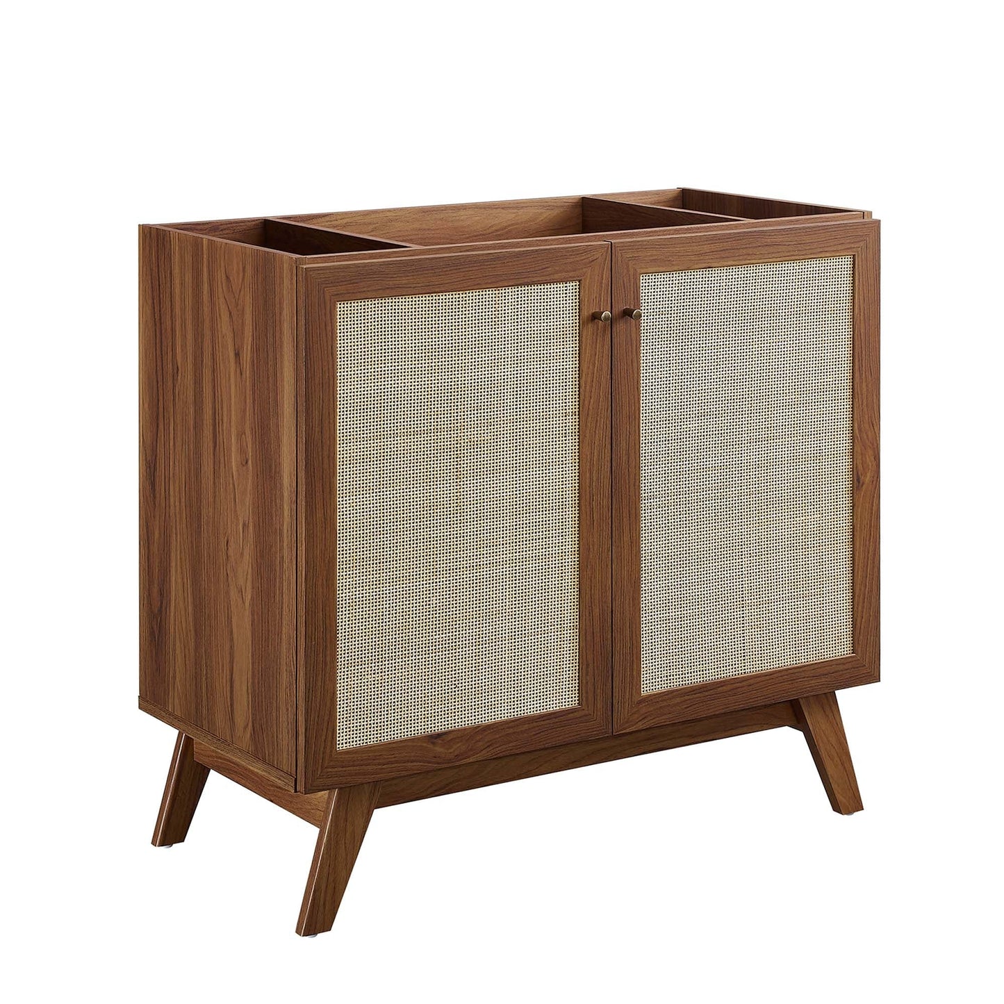 Modway furniture Soma Bathroom Vanity with White Basin Included - EEI-6711-OAK-WHI