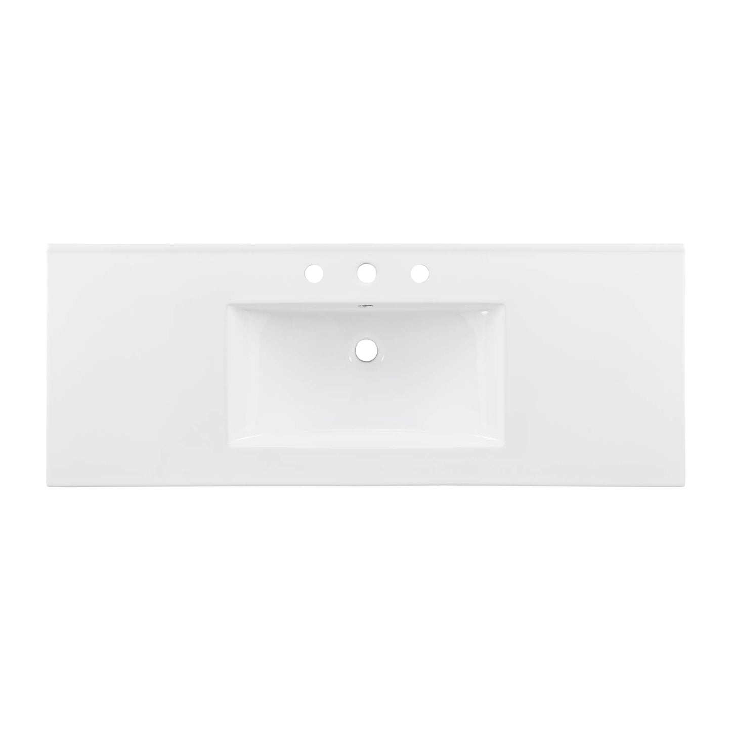 Modway furniture Soma Bathroom Vanity with White Basin Included - EEI-6711-OAK-WHI