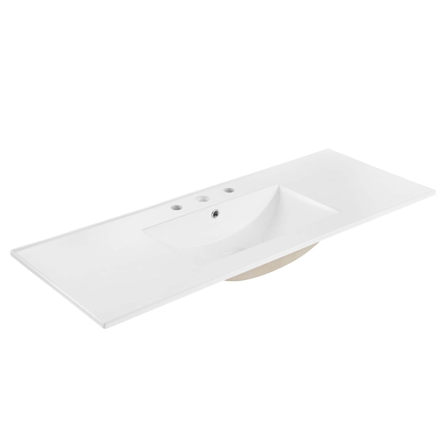 Modway furniture Soma Bathroom Vanity with White Basin Included - EEI-6711-OAK-WHI
