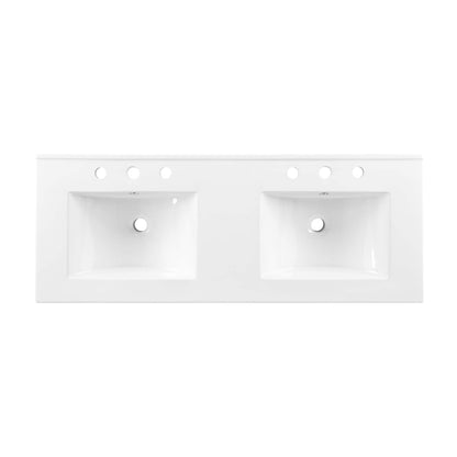 Modway furniture Soma Bathroom Vanity with White Basin Included - EEI-6711-OAK-WHI