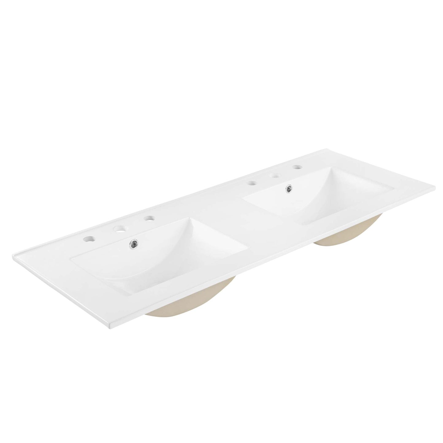 Modway furniture Soma Bathroom Vanity with White Basin Included - EEI-6711-OAK-WHI