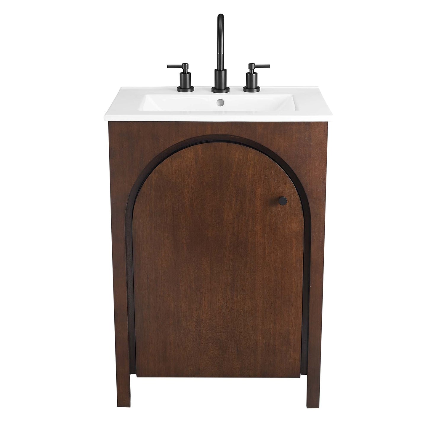 Modway furniture Appia Bathroom Vanity Basin Included - EEI-6788-OAK-WHI