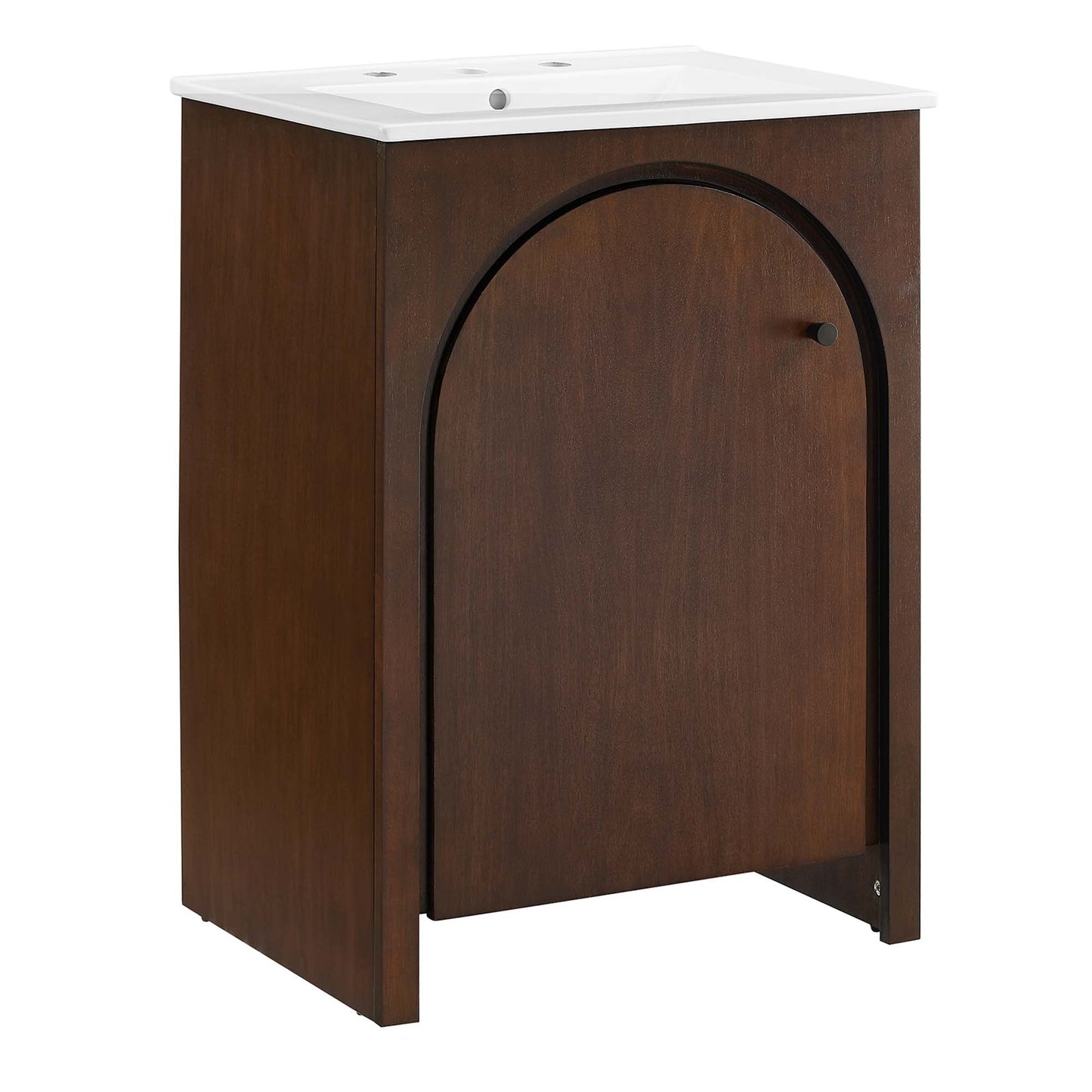 Modway furniture Appia Bathroom Vanity Basin Included - EEI-6788-OAK-WHI