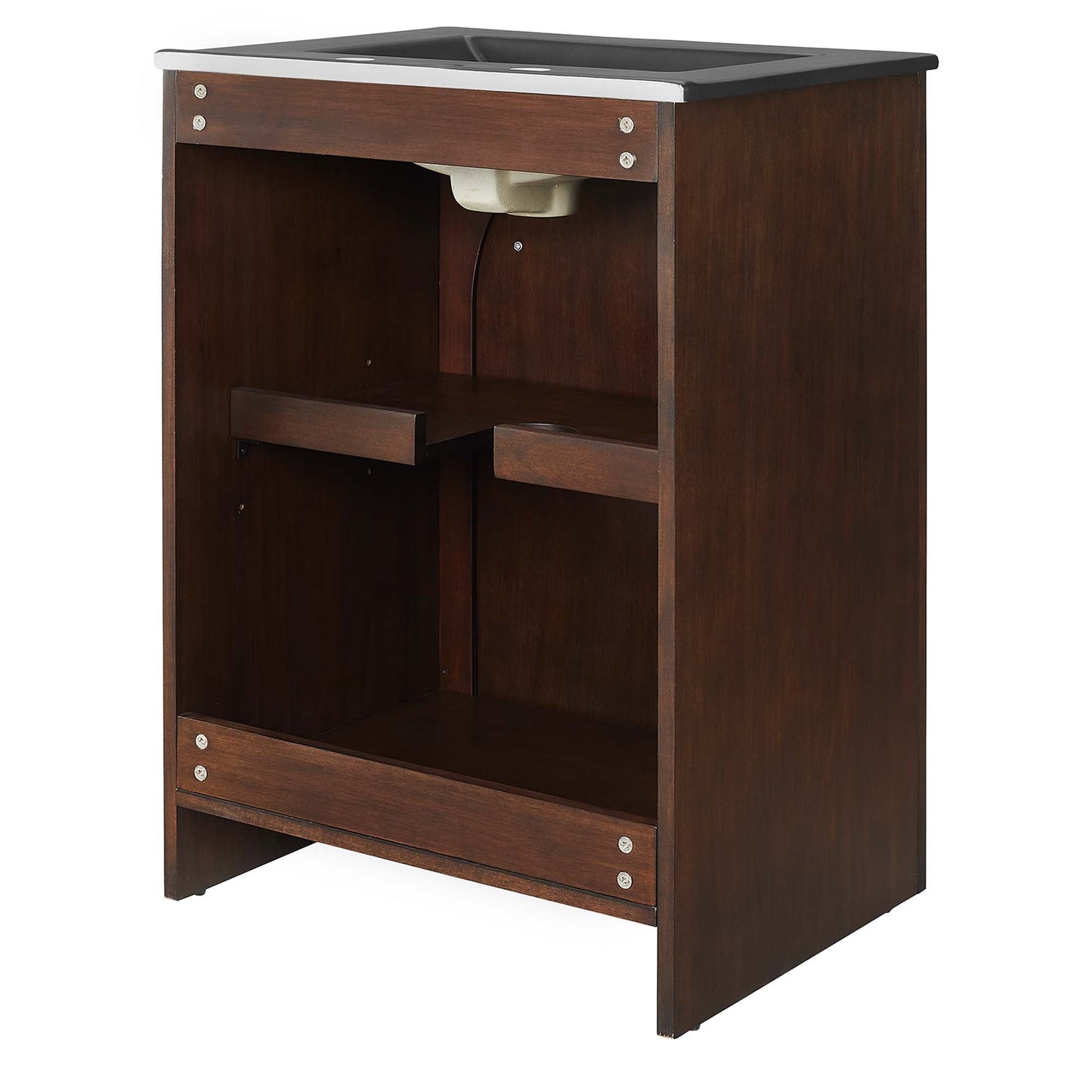Modway furniture Appia Bathroom Vanity Basin Included - EEI-6788-OAK-WHI