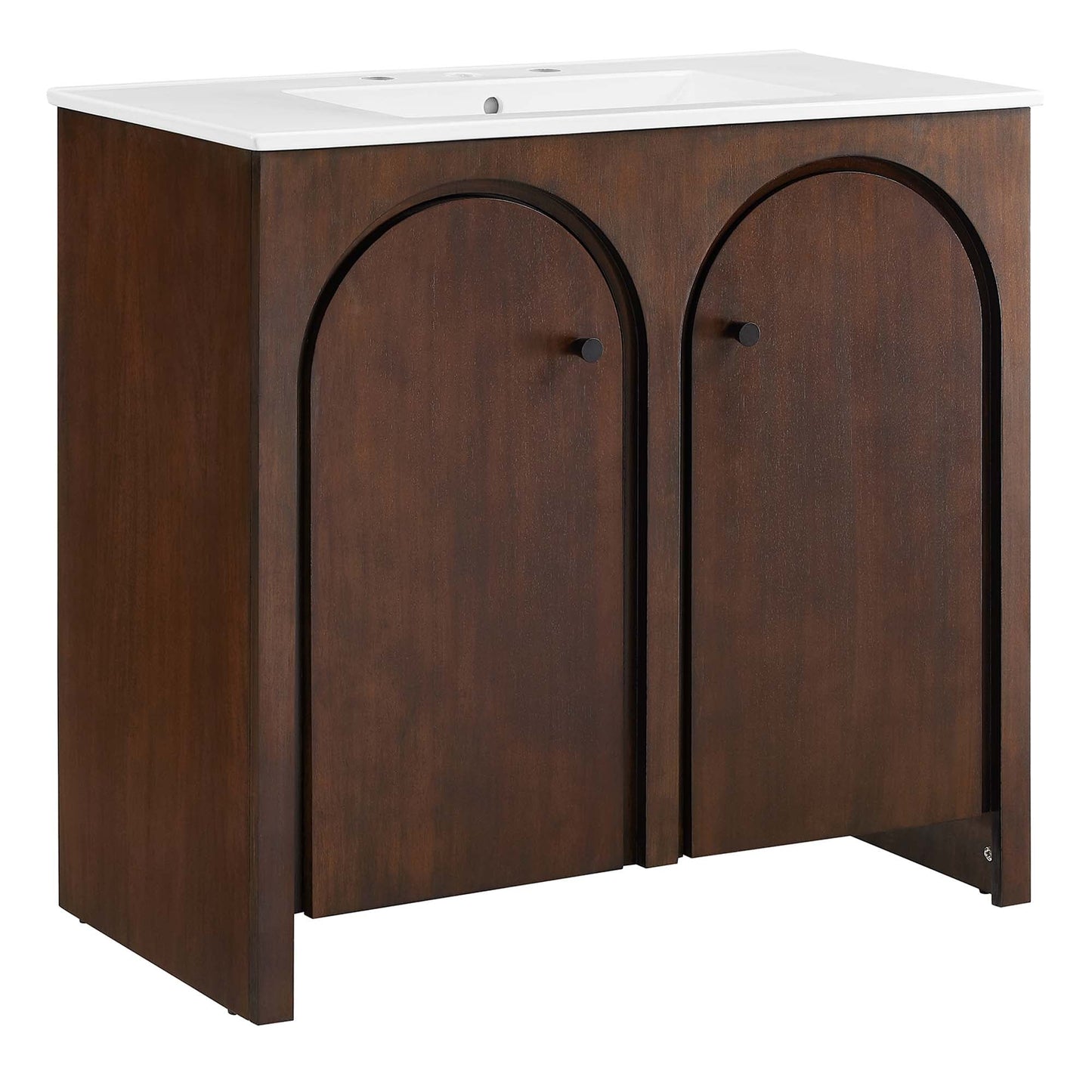 Modway furniture Appia Bathroom Vanity Basin Included - EEI-6788-OAK-WHI