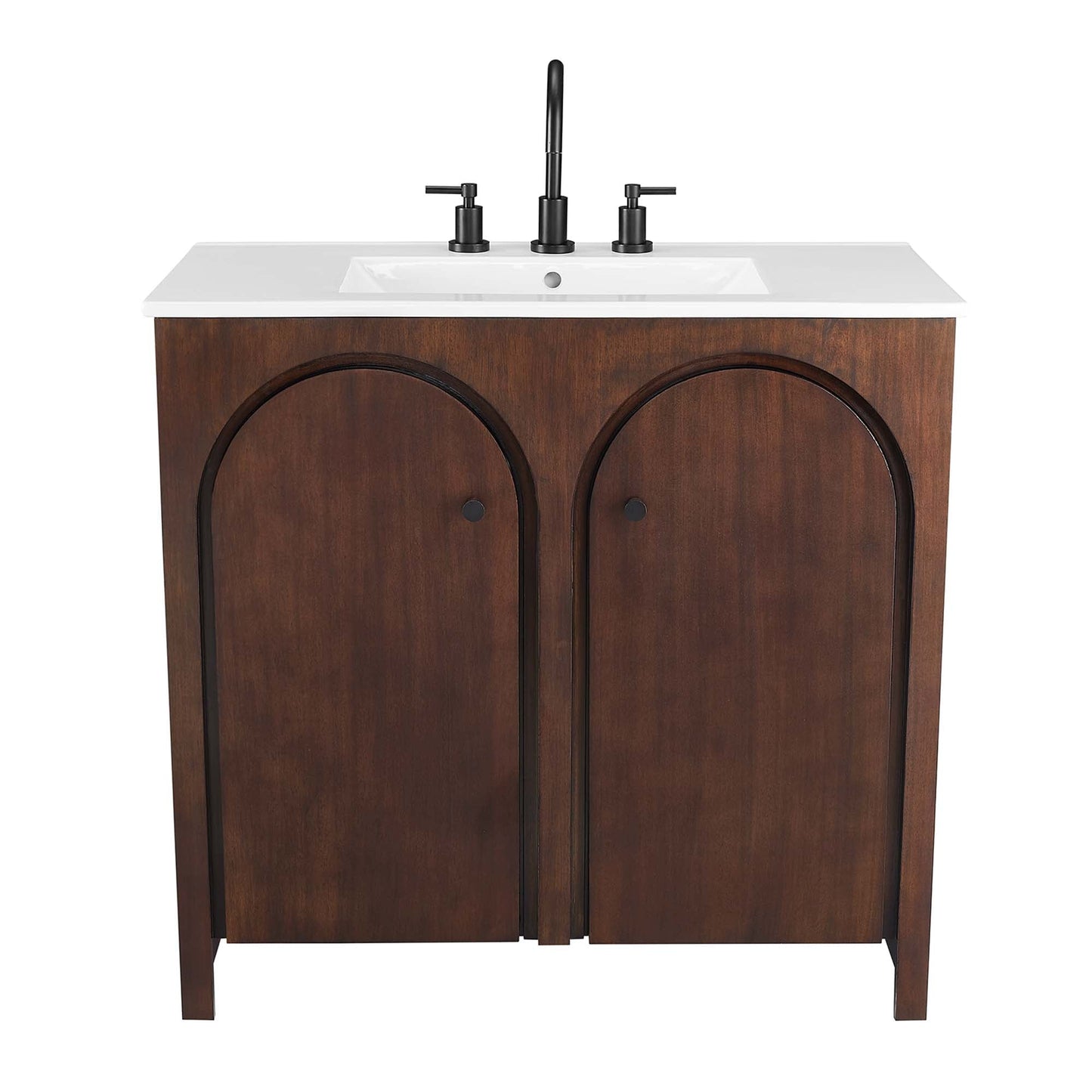 Modway furniture Appia Bathroom Vanity Basin Included - EEI-6788-OAK-WHI