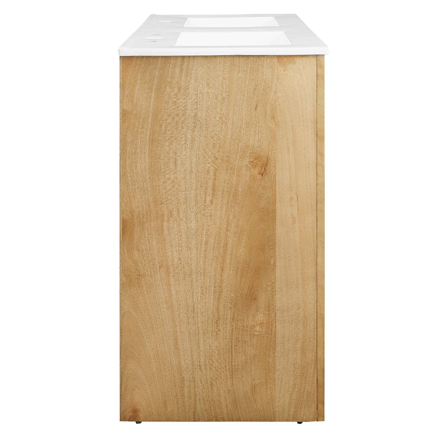 Modway furniture Appia Bathroom Vanity Basin Included - EEI-6788-OAK-WHI