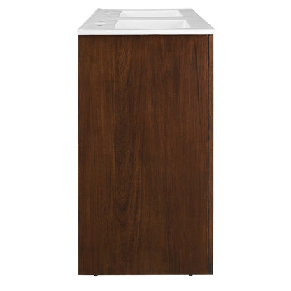 Modway furniture Appia Bathroom Vanity Basin Included - EEI-6788-OAK-WHI