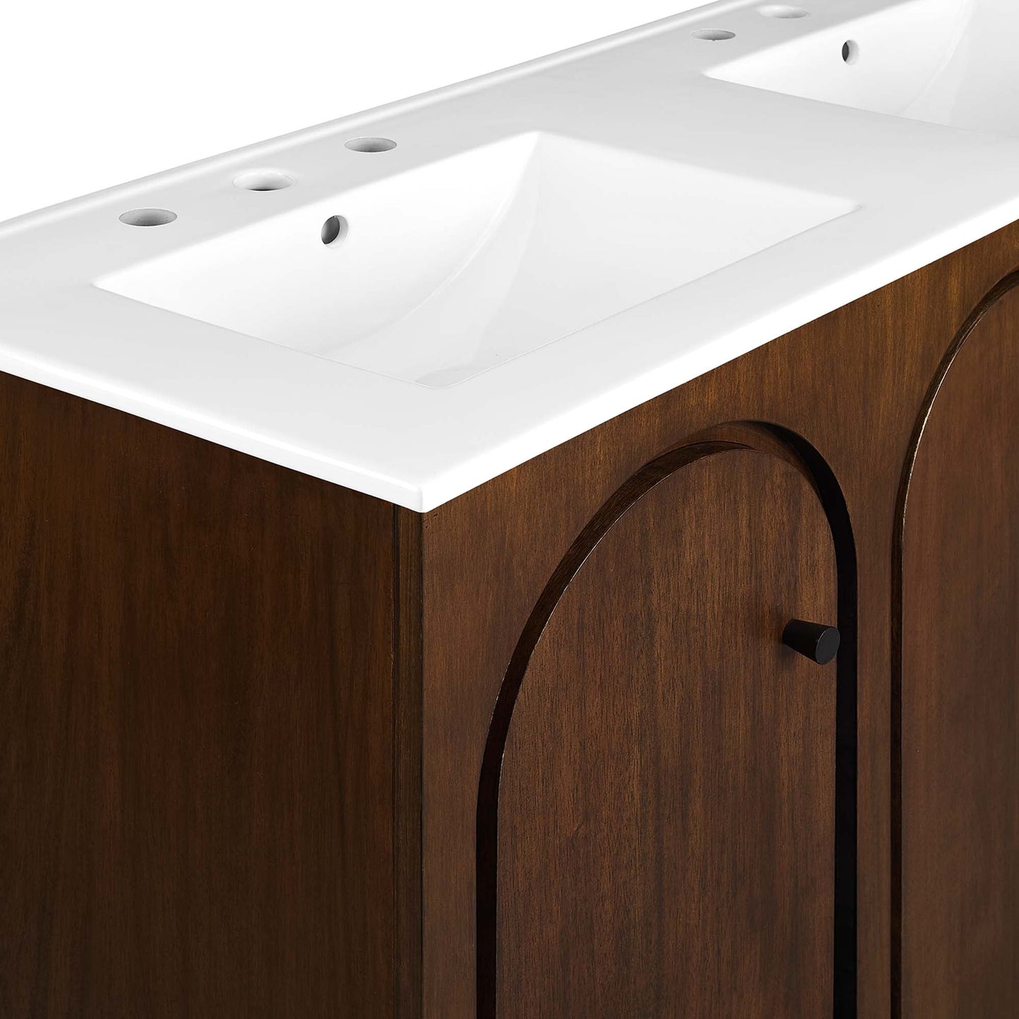 Modway furniture Appia Bathroom Vanity Basin Included - EEI-6788-OAK-WHI