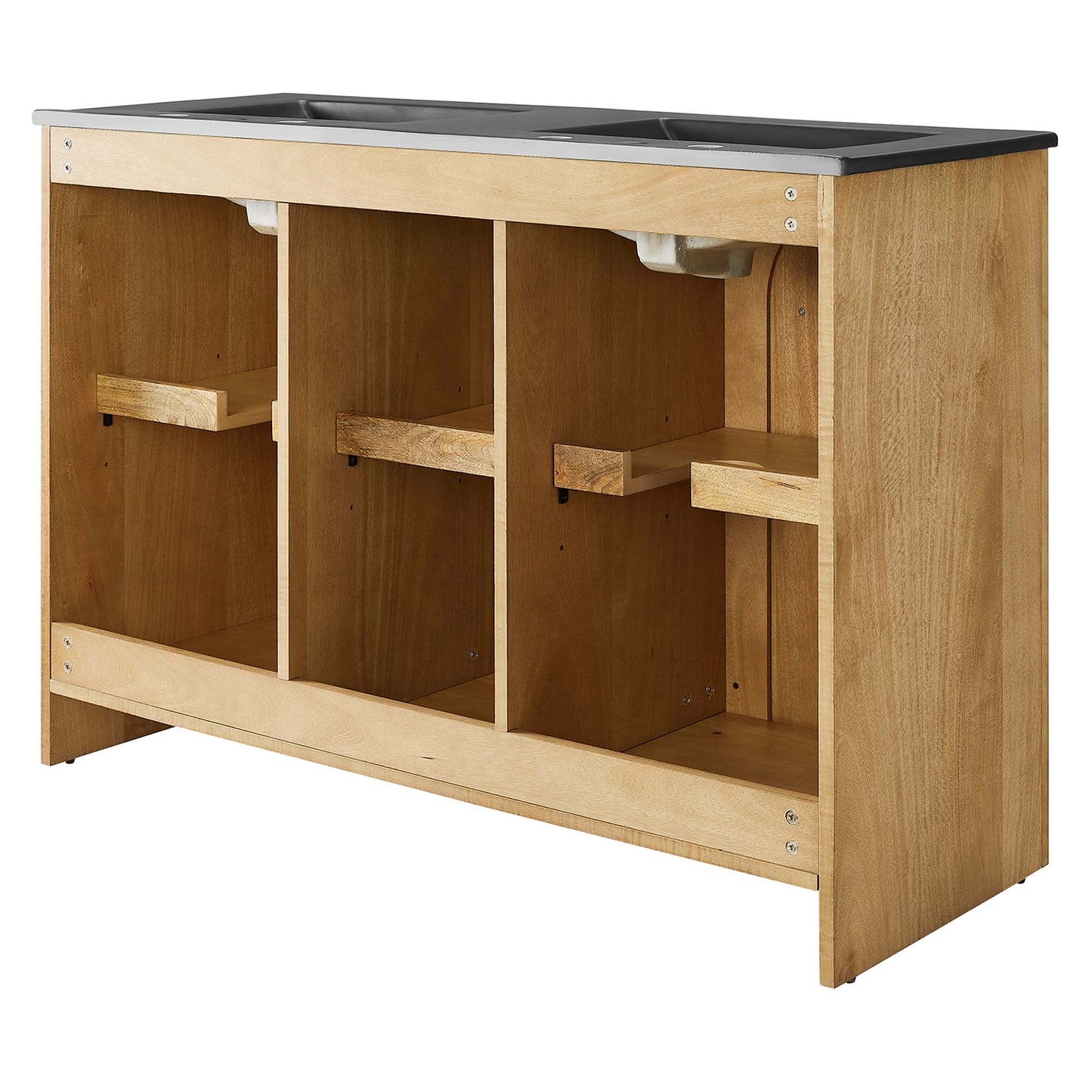 Modway furniture Appia Bathroom Vanity Basin Included - EEI-6788-OAK-WHI