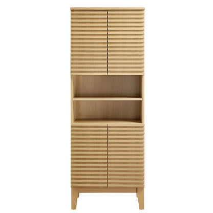 Modway furniture Render Tall Bathroom Storage Cabinet - EEI-6852-OAK