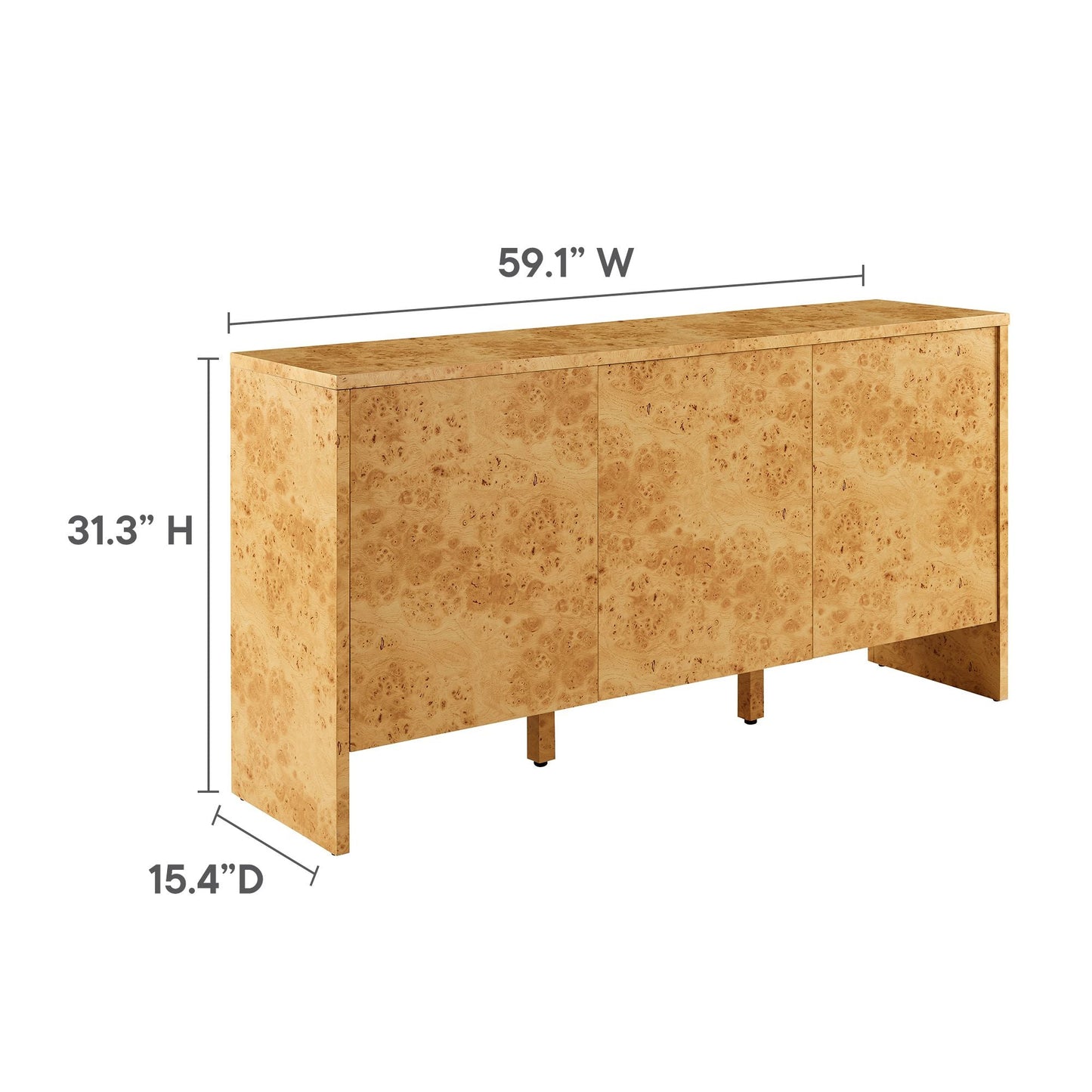 Modway furniture Hudson  60" Burl Wood  Sideboard - EEI-6860-BUR