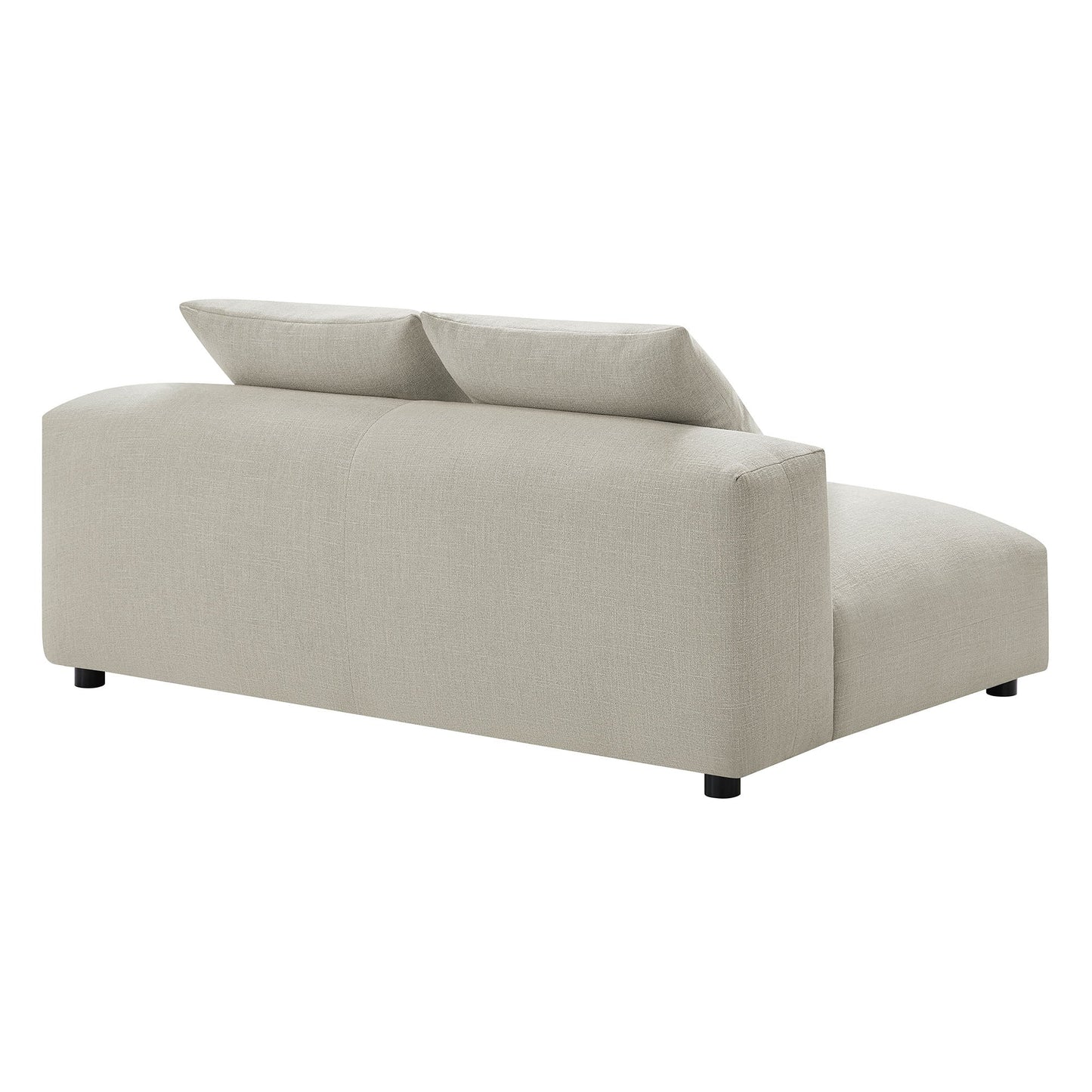 Modway Furniture Solace Modular Upholstered Armless Loveseat – Flexible Comfort for Modern Living Spaces, 800 lbs Capacity - EEI-6891-SAL