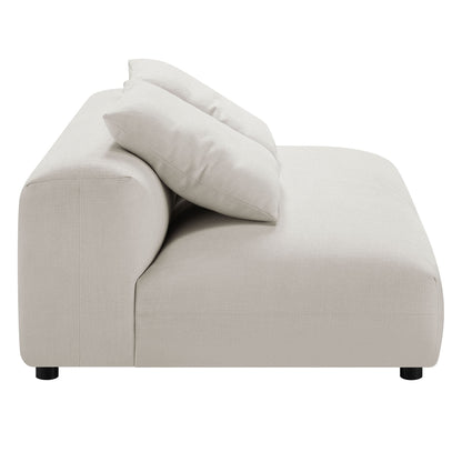 Modway Furniture Solace Modular Upholstered Armless Loveseat – Flexible Comfort for Modern Living Spaces, 800 lbs Capacity - EEI-6891-SAL
