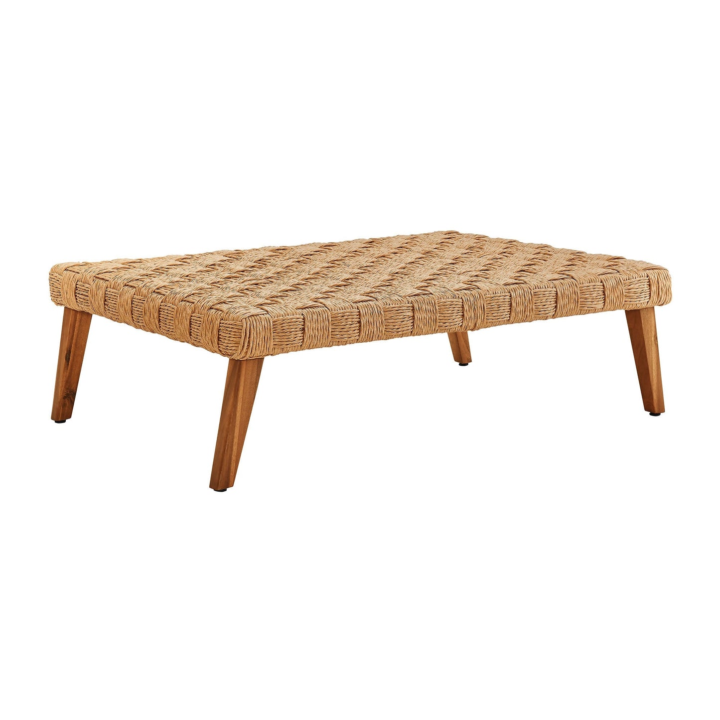 Modway Furniture Thames  4-Piece Outdoor Patio Wicker Rattan Furniture Set - EEI-7135-NAT-LGR