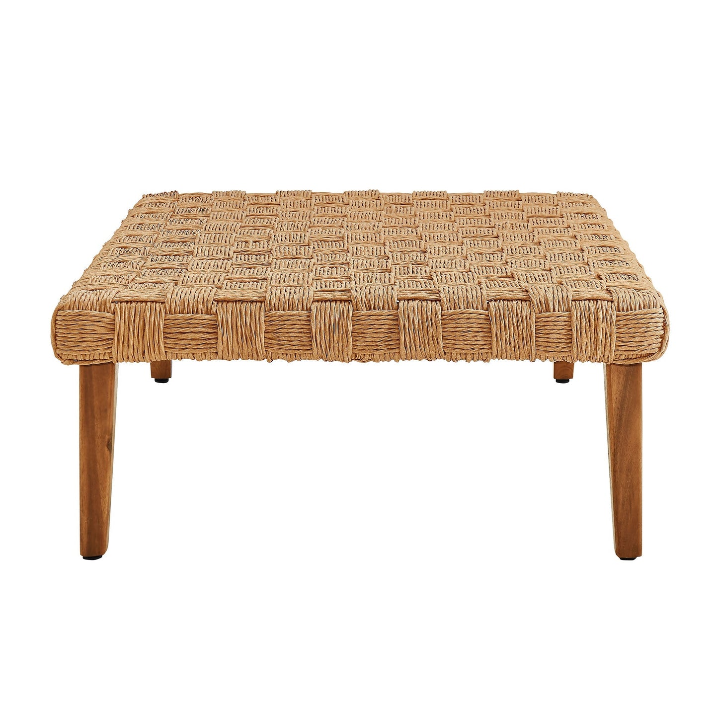 Modway furniture Thames  Outdoor Patio Wicker Rattan Coffee Table - EEI-6926-NAT