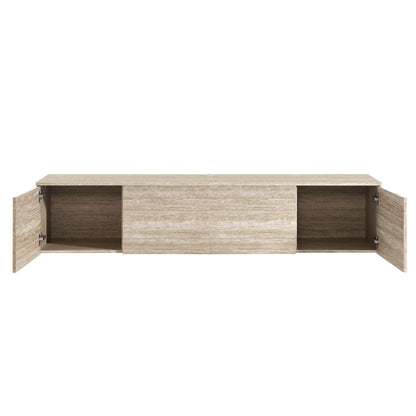 Modway furniture Terra 71" Wall-Mounted TV Stand - EEI-7006-TRA