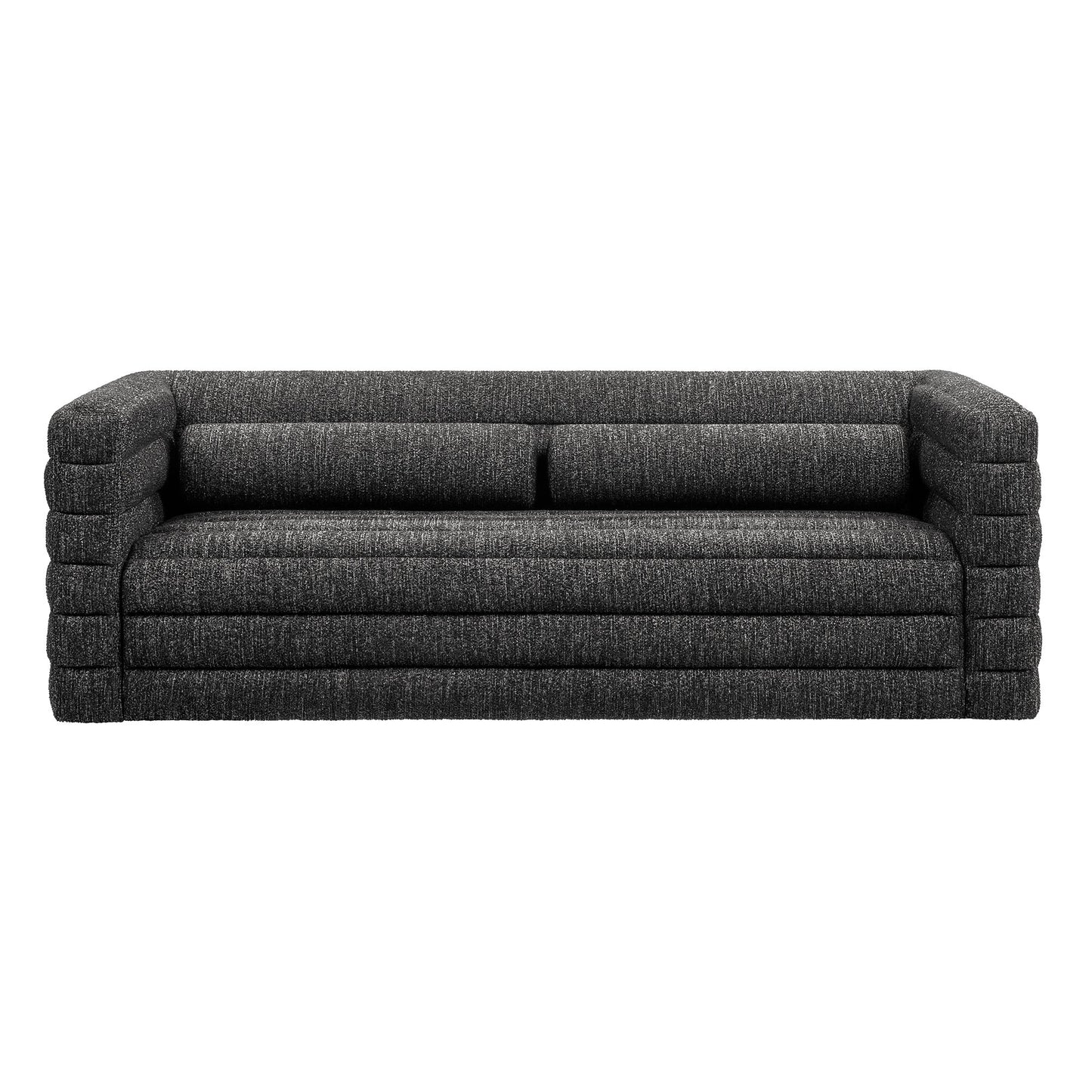 Modway furniture Relle Channel Tufted Boucle Upholstered Sofa - EEI-7136-CHA