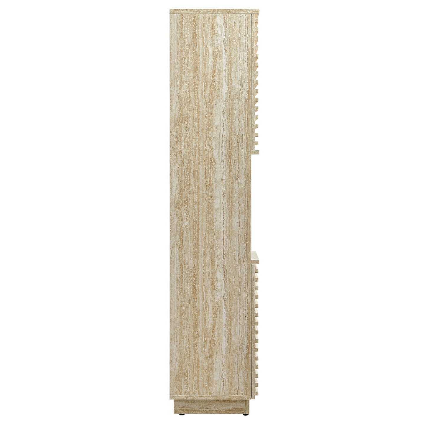 Modway furniture Render Tall Narrow Faux Travertine Linen Storage Cabinet - EEI-7178-TRA