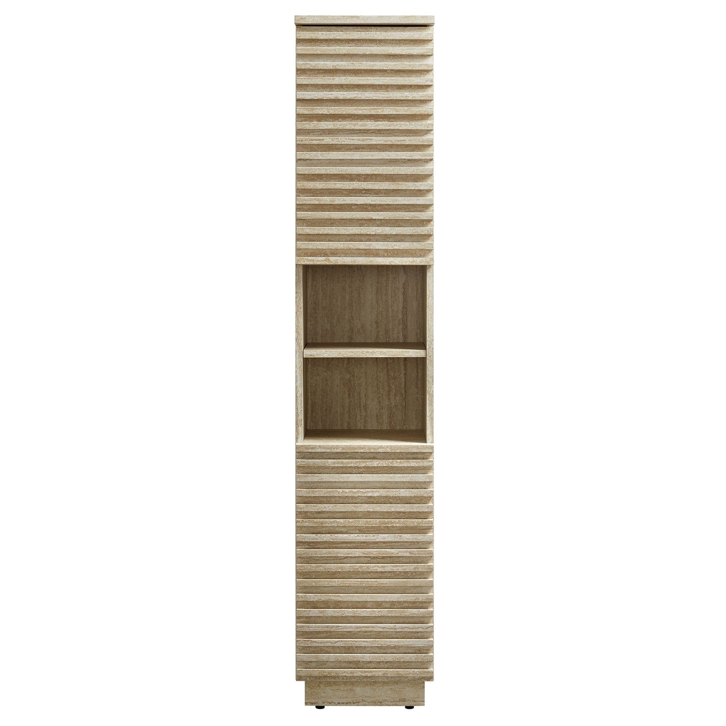 Modway furniture Render Tall Narrow Faux Travertine Linen Storage Cabinet - EEI-7178-TRA