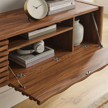 Modway furniture Emric Wave 71" Wall-Mounted TV Cabinet - EEI-7352-WAL