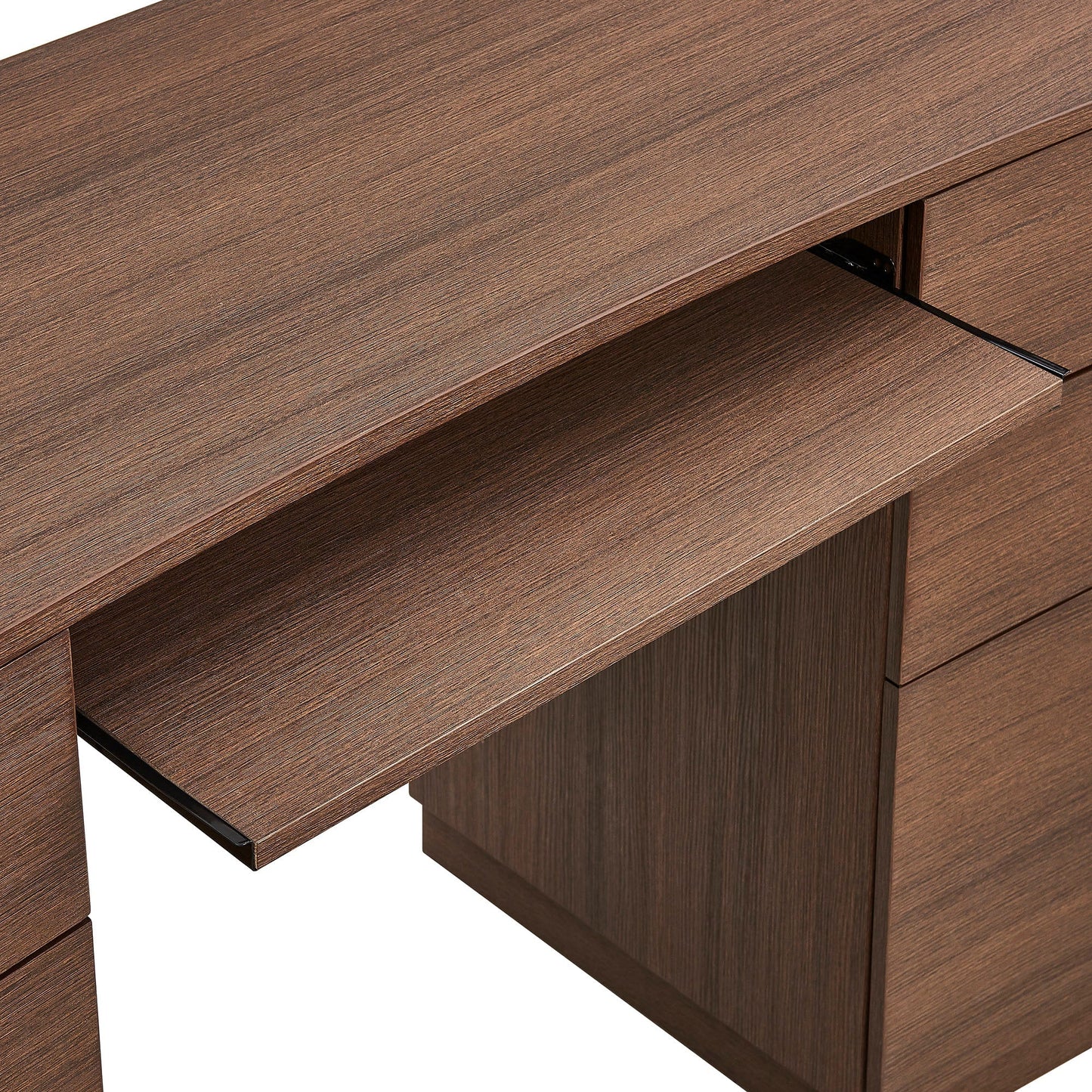 Modway furniture Mirae 55" 6-Drawer Curved Office Desk - EEI-7436-BOA
