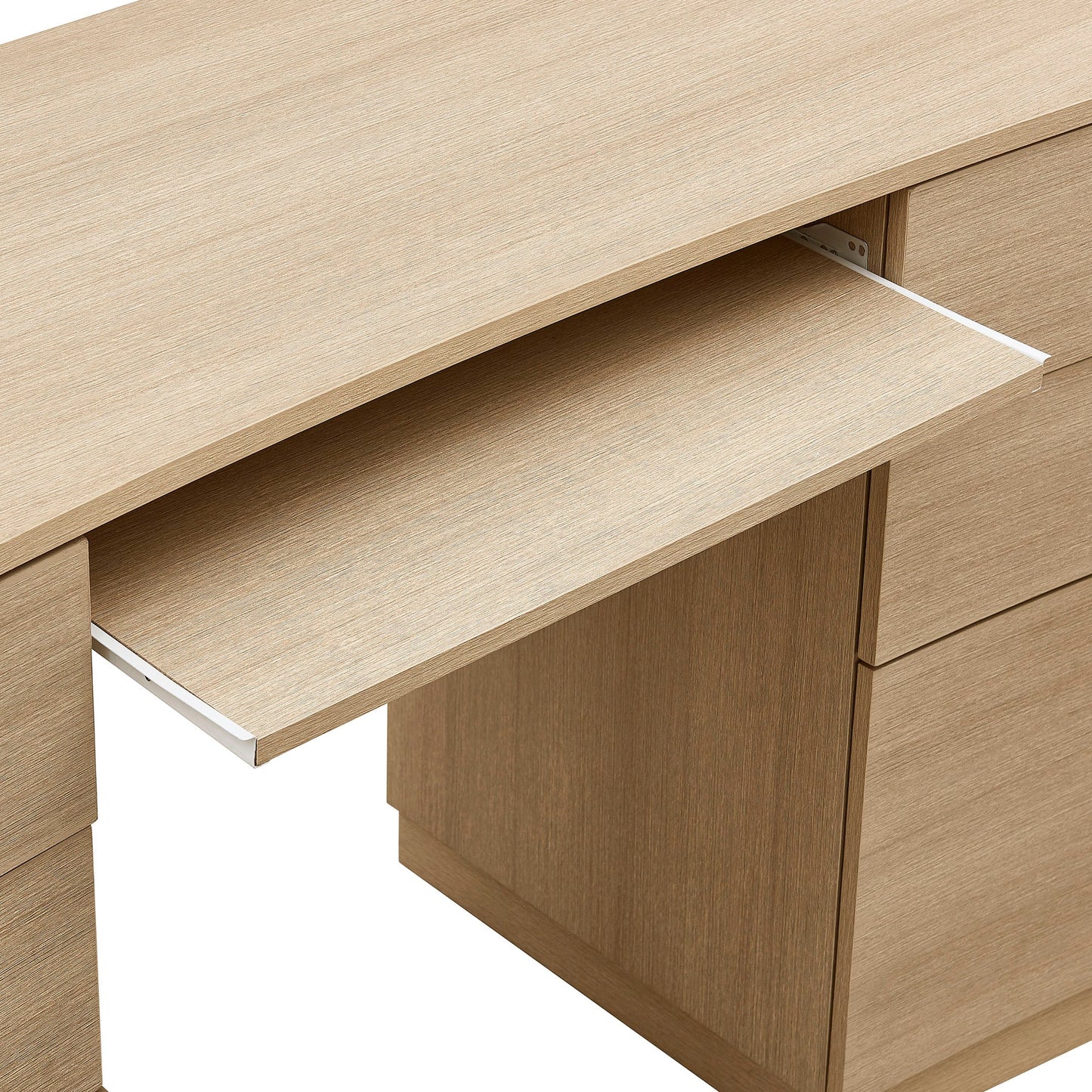 Modway furniture Mirae 55" 6-Drawer Curved Office Desk - EEI-7436-BOA