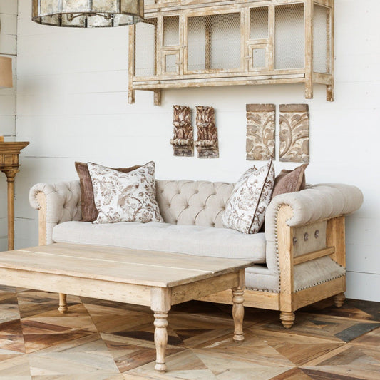 Park Hill Collections Country French Hillcrest Tufted Sofa - EFS81664
