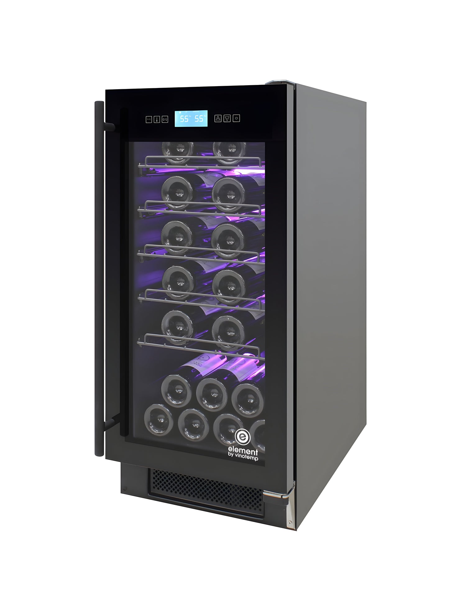 Vinotemp 32-Bottle Single-Zone Wine Cooler - EL-32COMM-B