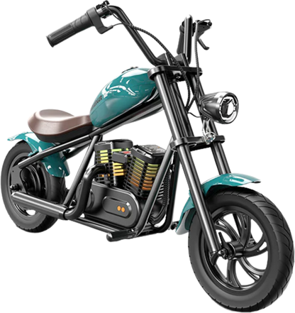 Hyper Gogo Pioneer 12 Plus Electric Motorcycle, Bluetooth - EL-MB05C-BLUE