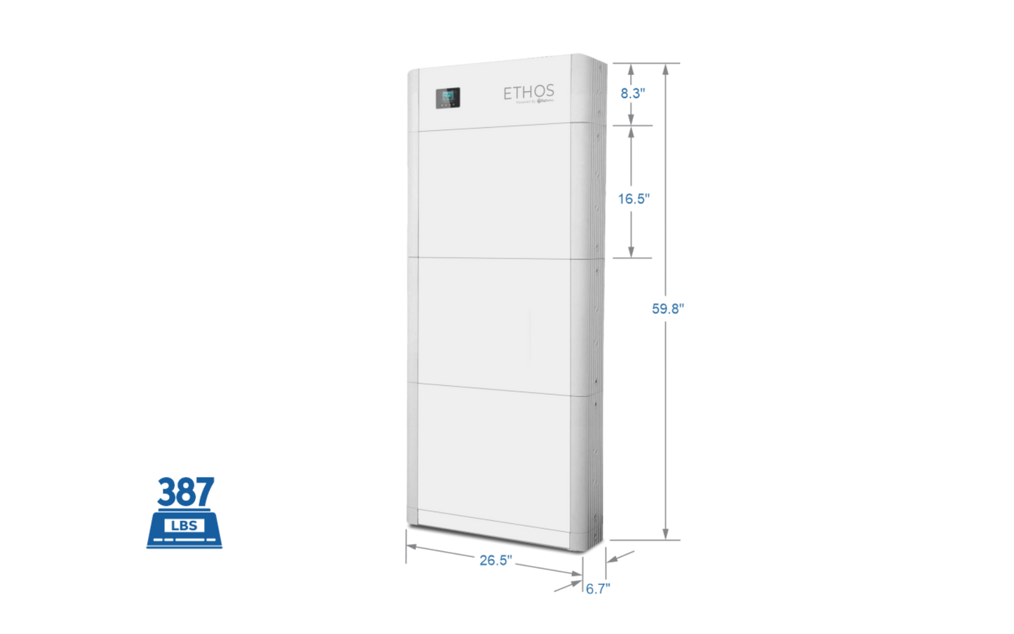 Big Battery 48V ETHOS 15.3KWH (3 Module) - K0950