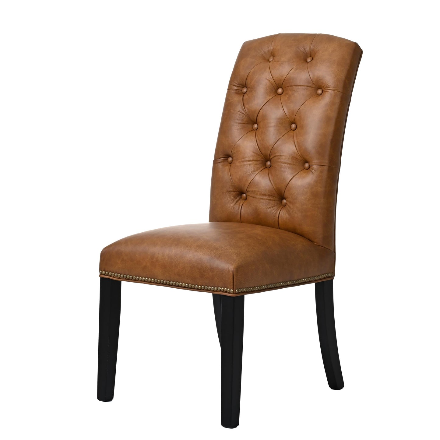 QW Amish Dalton Tufted Upholstered Side Chair - 258M-DAL-404-TUFTED(D)-SIDE-1/2SIDE BY SIDE,06 OLD GOLD,SO-FAB