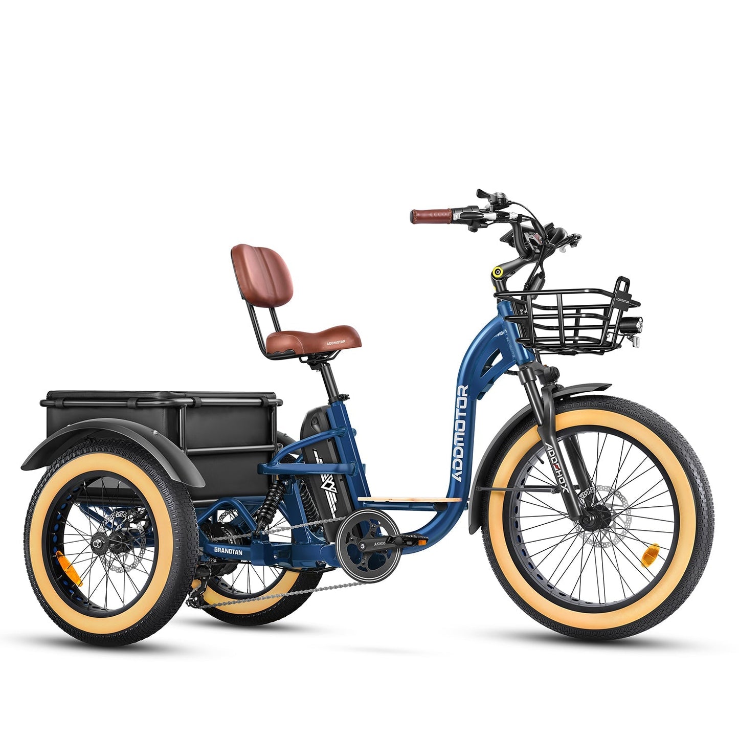 Addmotor 750W 48V Grandtan X Trike Full Suspension Electric Bike