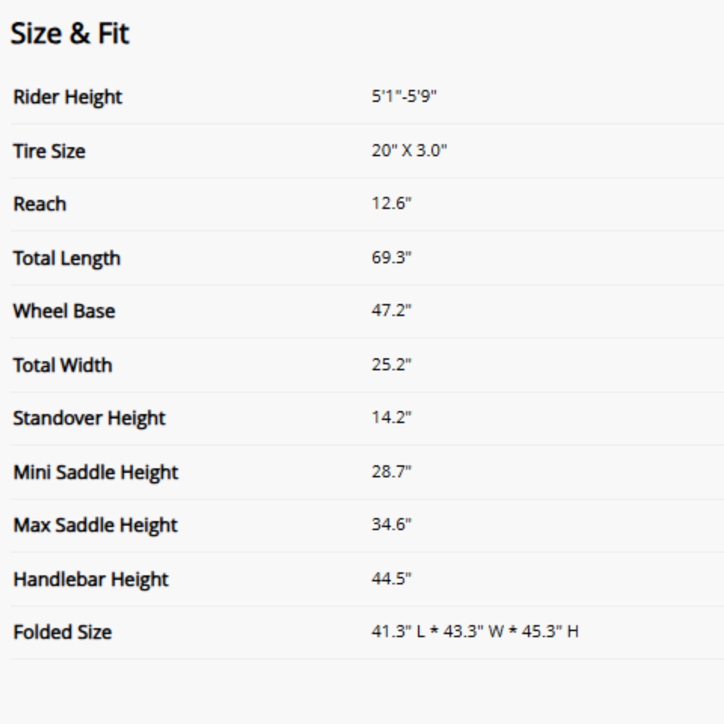 AddMotor 20" M-315 Folding Step Thru Bike