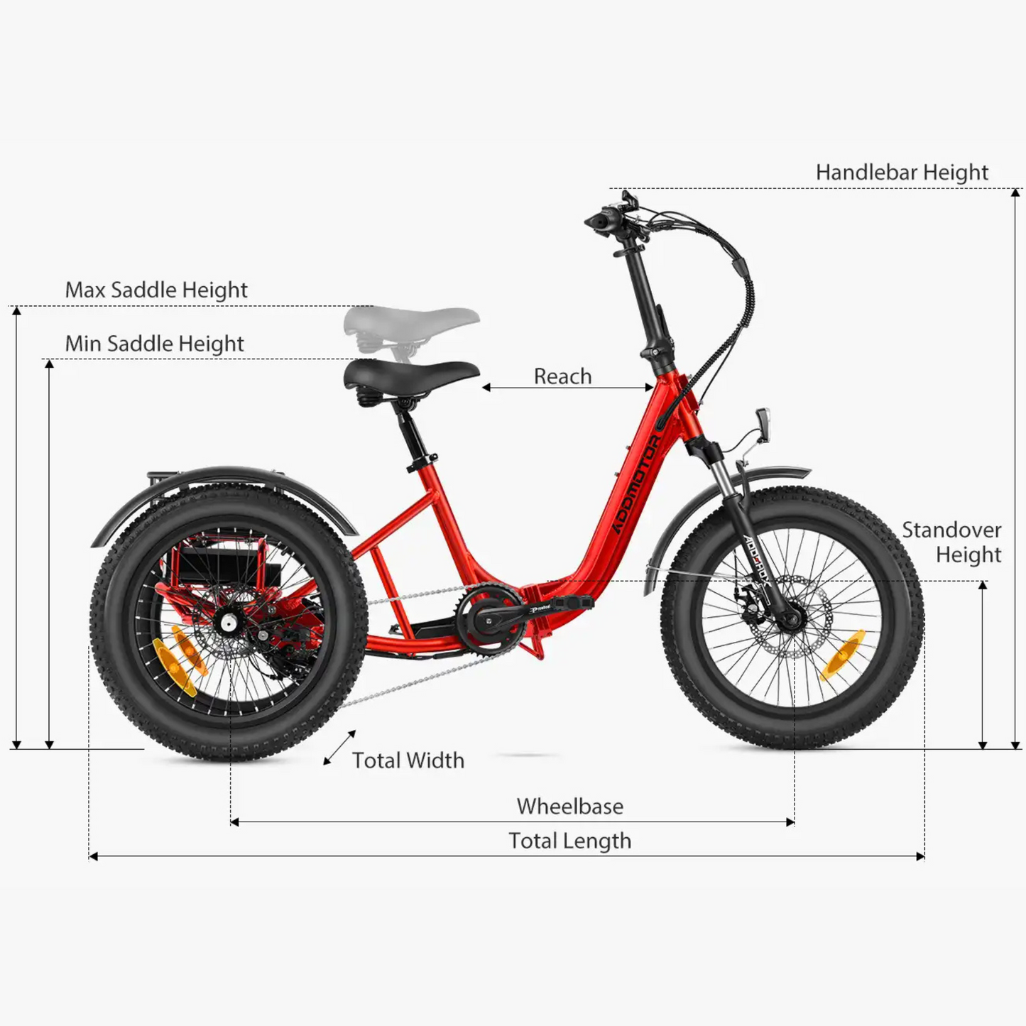 AddMotor 500W 48V Citytan Folding Electric Bike