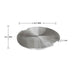 Elementi Boulder Stainless Steel Lid Dimension