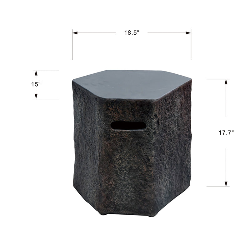 Elementi Fire Table Concrete Seat