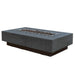 Elementi Hampton Fire Table Dark Gray Side View