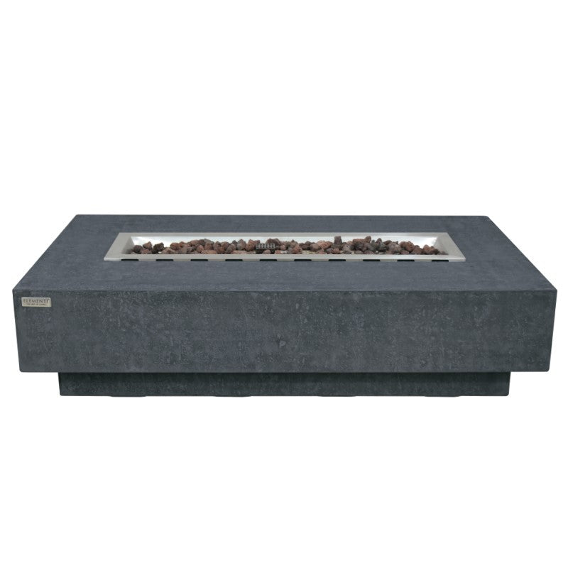 Elementi Hampton Fire Table Dark Gray