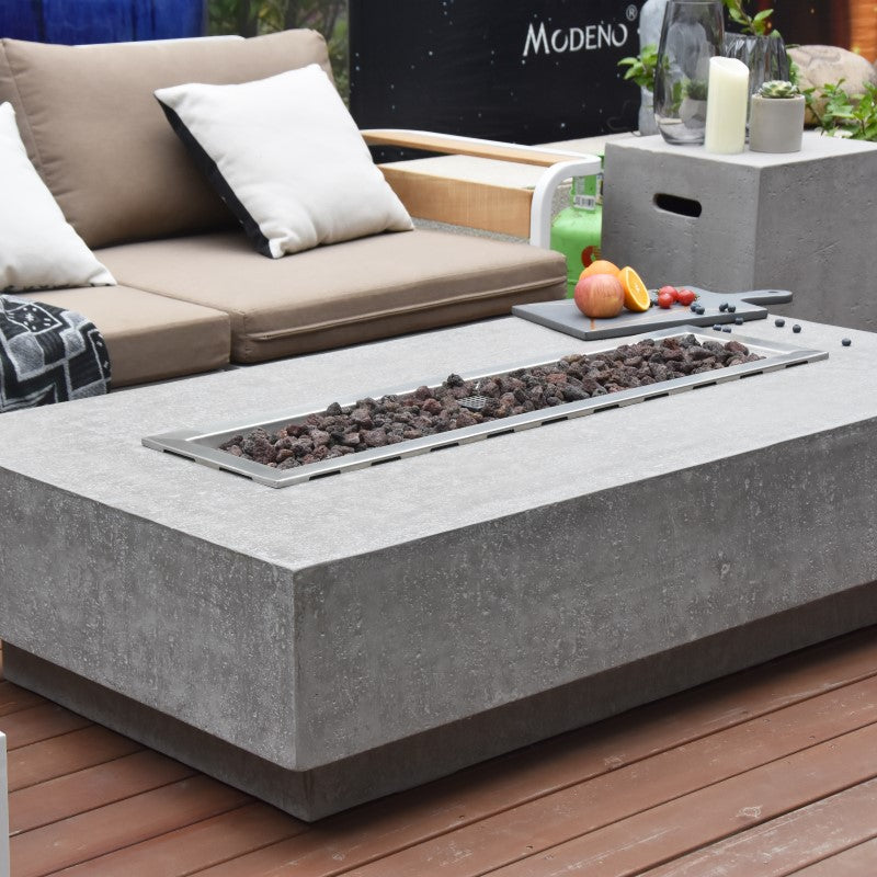 Elementi Hampton Fire Table LG Setup 2