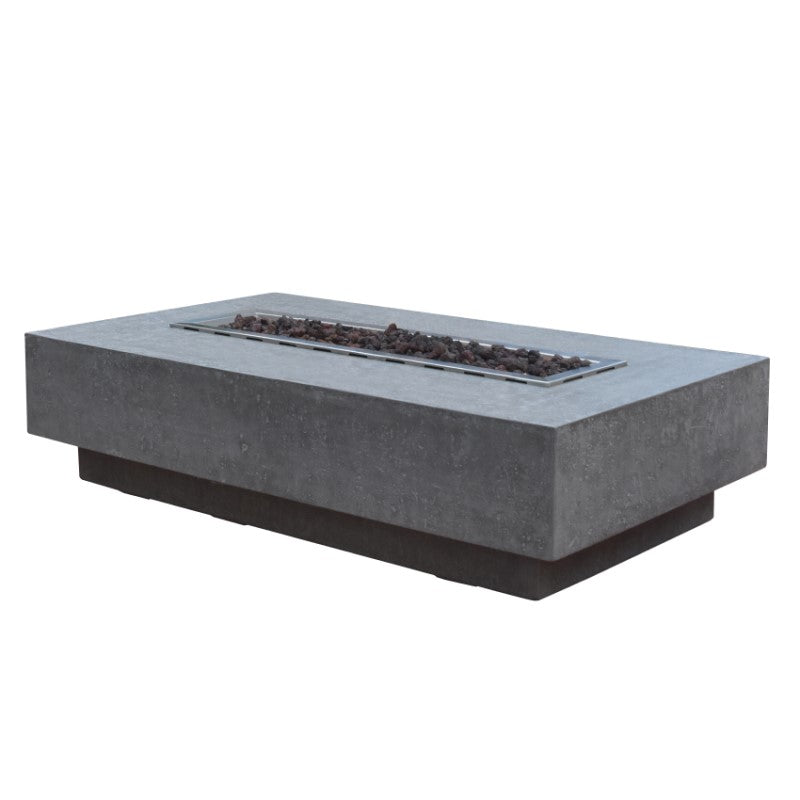 Elementi Hampton Fire Table Light Gray
