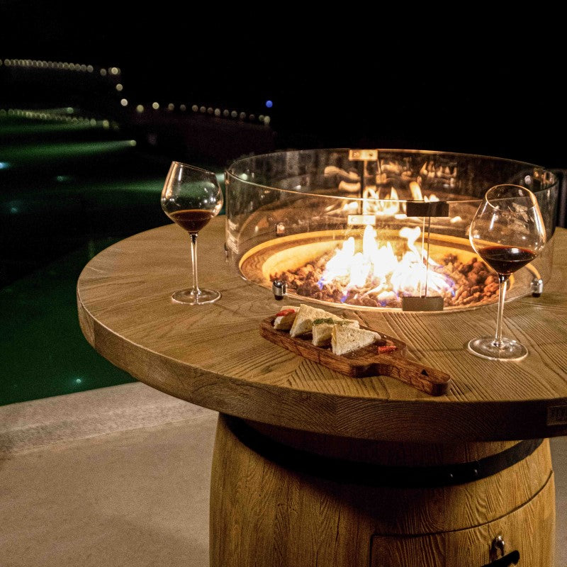 Elementi Lafite Barrel Fire Table Outdoor
