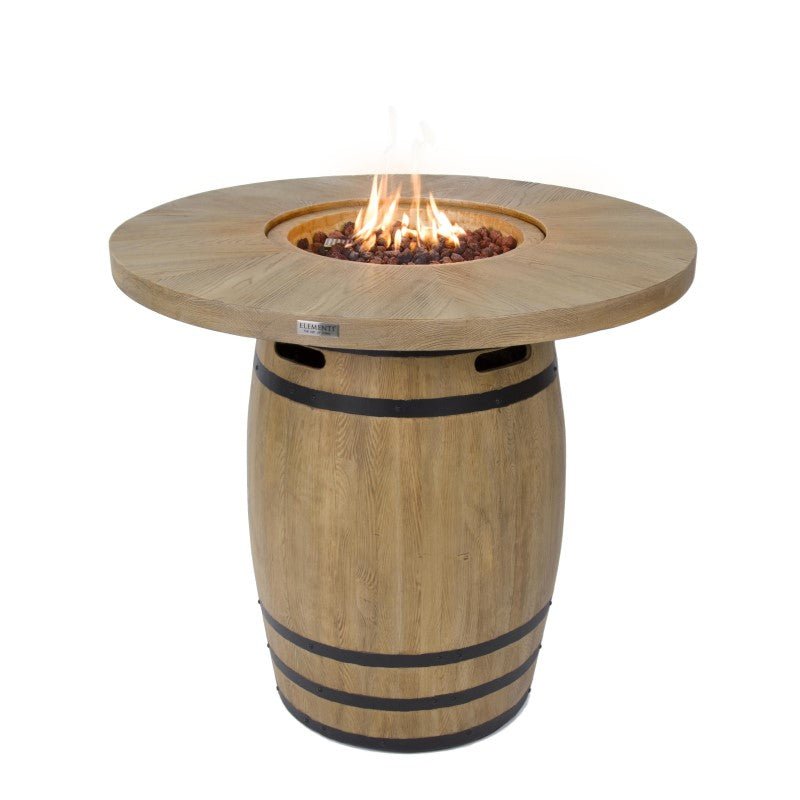 Elementi Lafite Barrel Fire Table