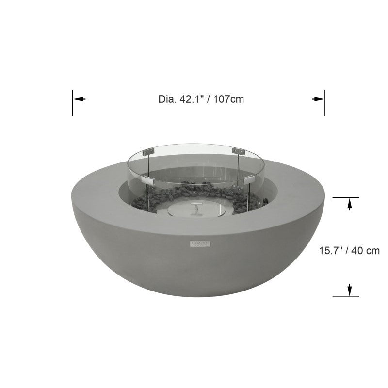 Elementi Lunar Ethanol Fire Bowl