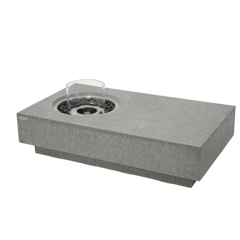 Elementi Metropolis Ethanol Fire Table Angled No Flame