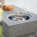 Elementi Metropolis Ethanol Fire Table Burner Closeup