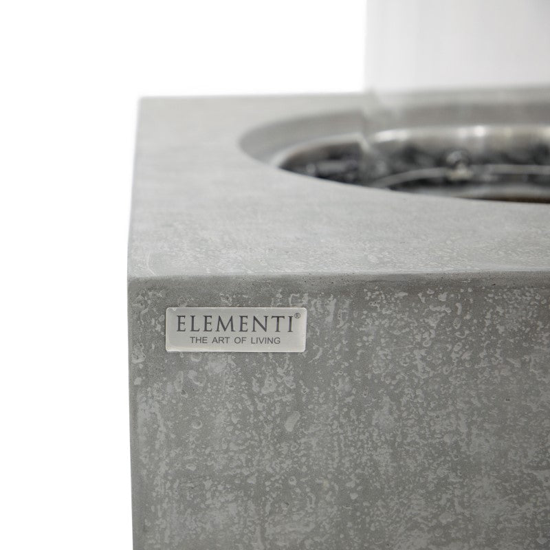 Elementi Metropolis Ethanol Fire Table Closeup