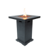 Elementi Montreal Fire Table DG Angled with Flame