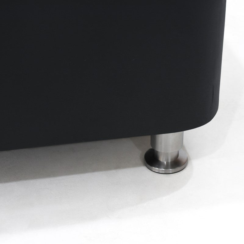Elementi Plus Annecy Fire Table Black Closeup Base
